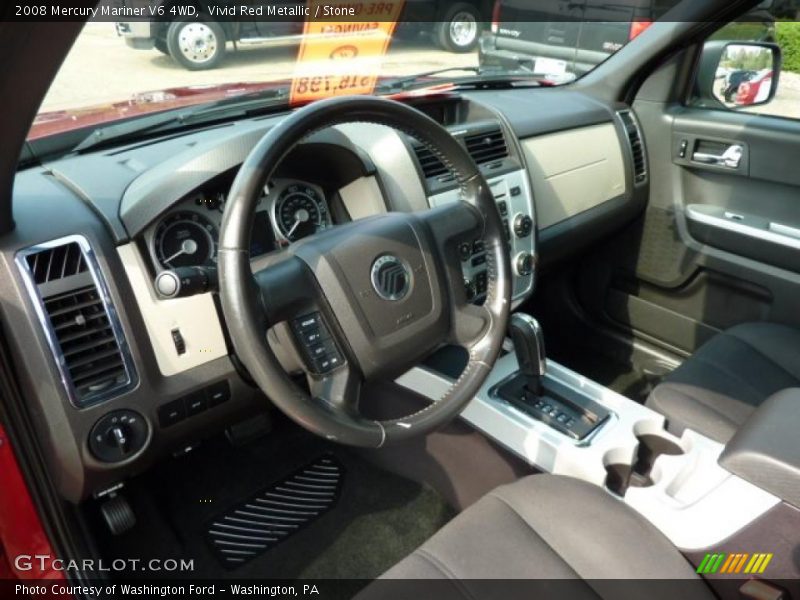 Vivid Red Metallic / Stone 2008 Mercury Mariner V6 4WD