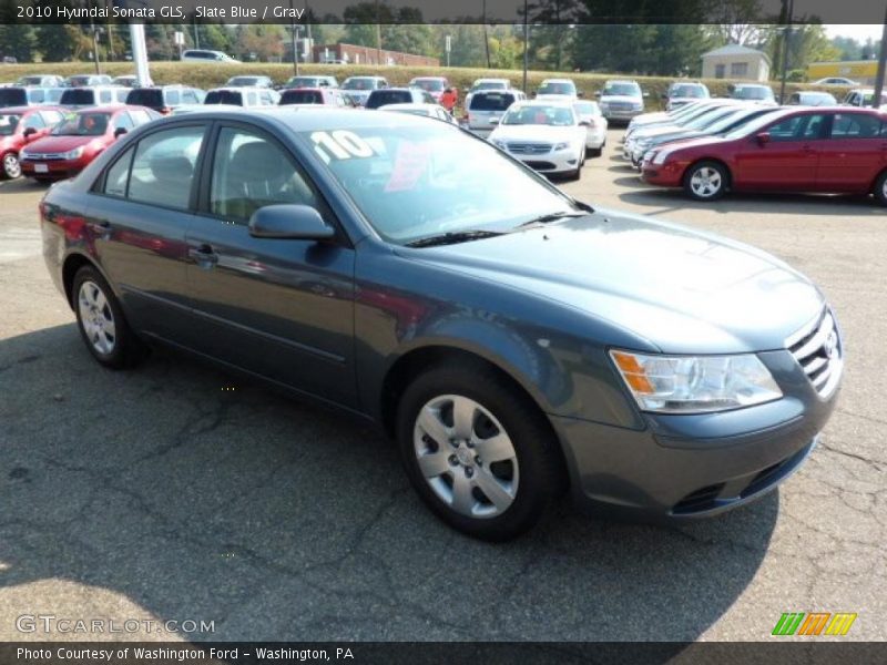 Slate Blue / Gray 2010 Hyundai Sonata GLS