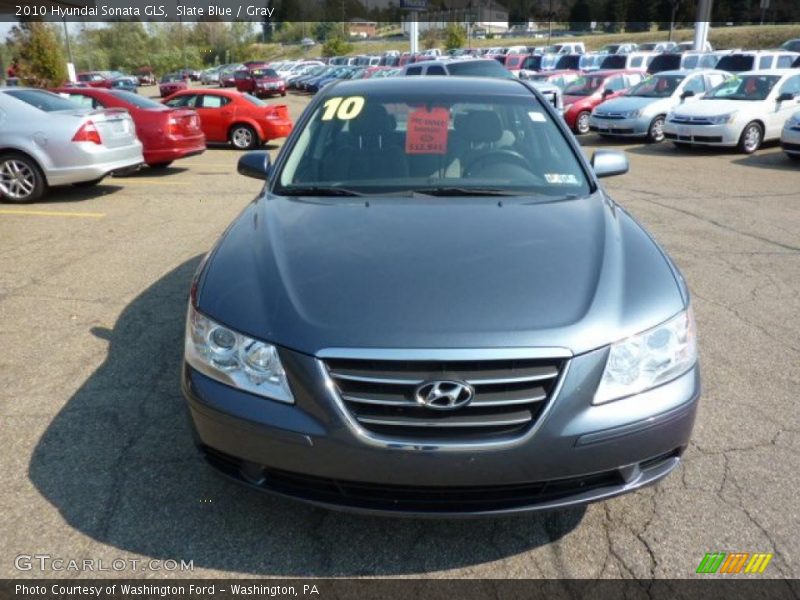 Slate Blue / Gray 2010 Hyundai Sonata GLS