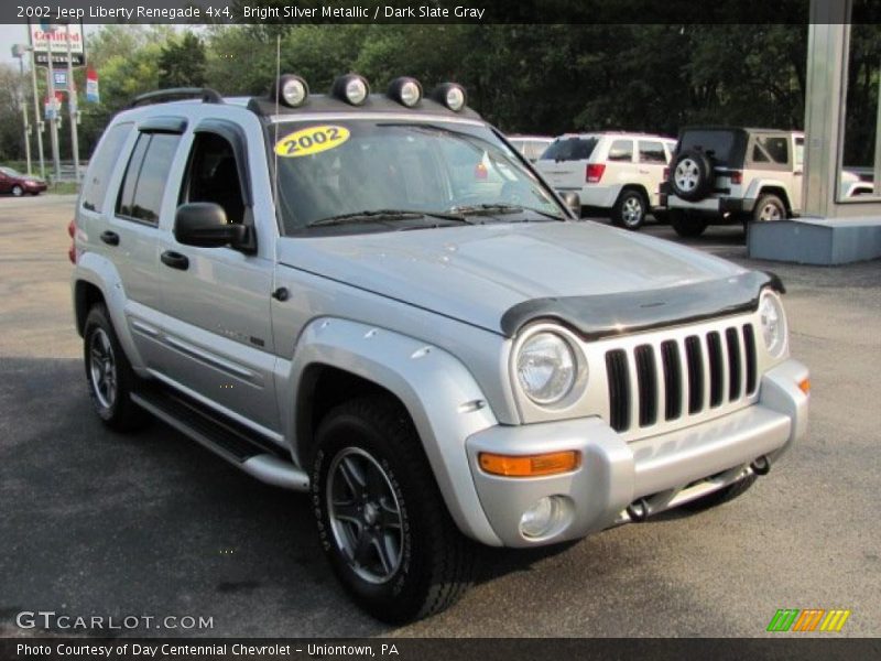 Bright Silver Metallic / Dark Slate Gray 2002 Jeep Liberty Renegade 4x4