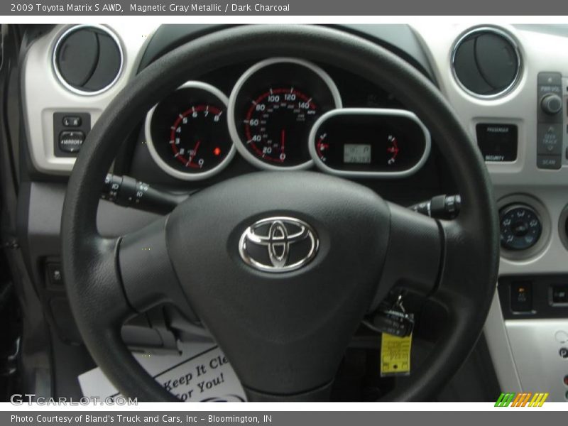 Magnetic Gray Metallic / Dark Charcoal 2009 Toyota Matrix S AWD