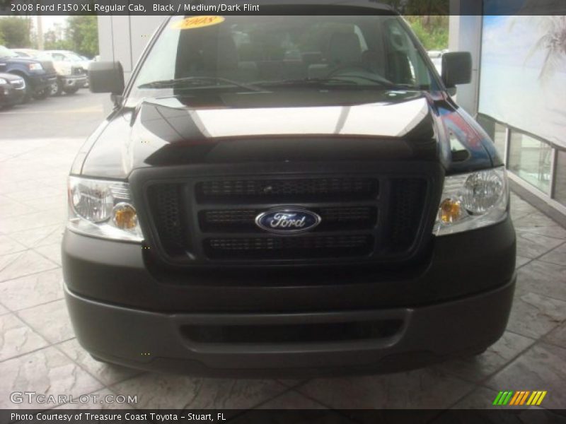Black / Medium/Dark Flint 2008 Ford F150 XL Regular Cab