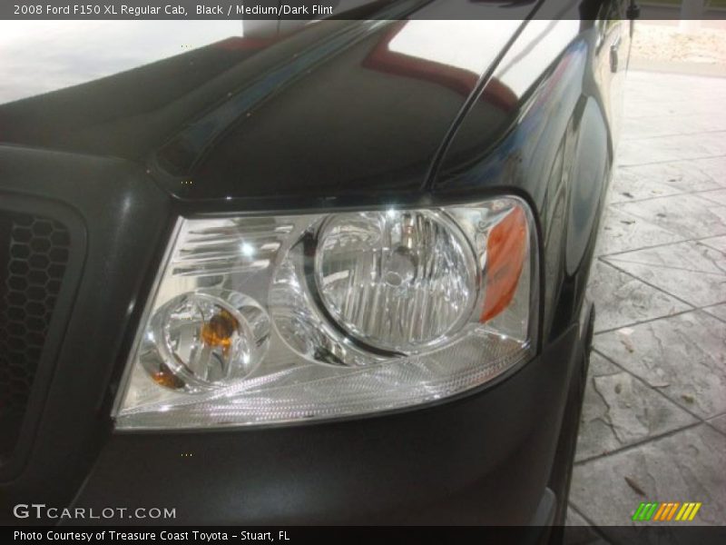 Black / Medium/Dark Flint 2008 Ford F150 XL Regular Cab