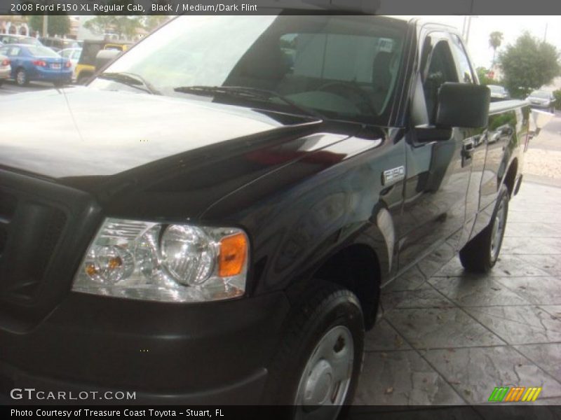 Black / Medium/Dark Flint 2008 Ford F150 XL Regular Cab