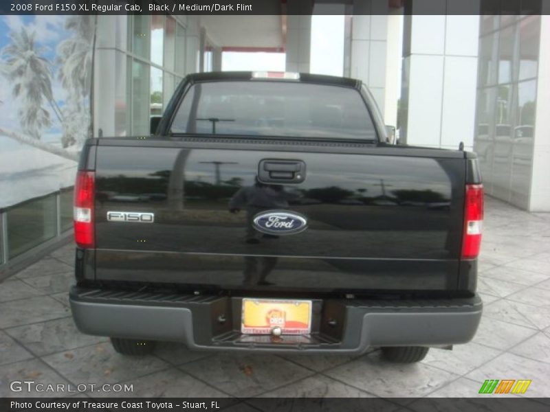 Black / Medium/Dark Flint 2008 Ford F150 XL Regular Cab
