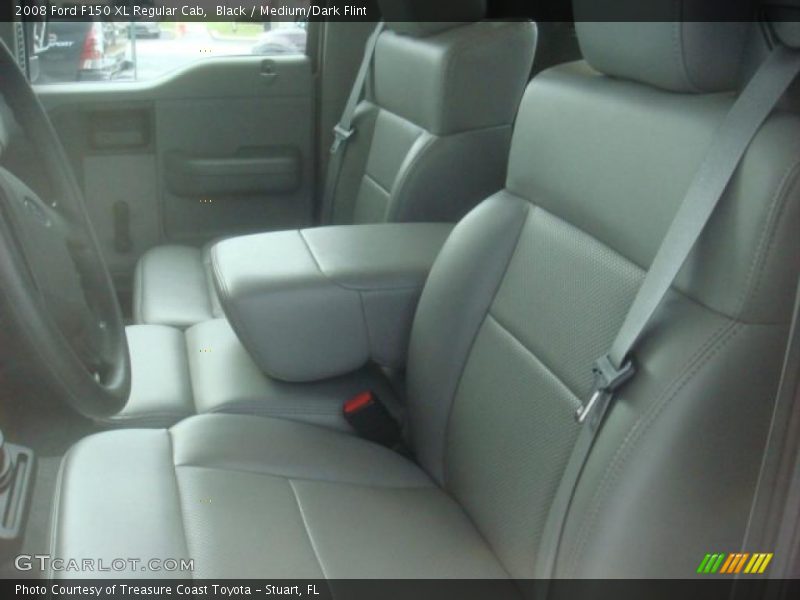 Black / Medium/Dark Flint 2008 Ford F150 XL Regular Cab