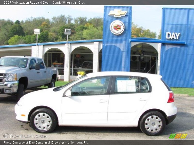 Candy White / Art Grey 2007 Volkswagen Rabbit 4 Door