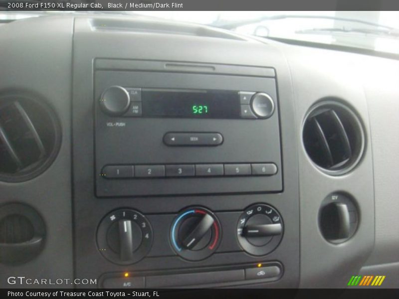 Black / Medium/Dark Flint 2008 Ford F150 XL Regular Cab