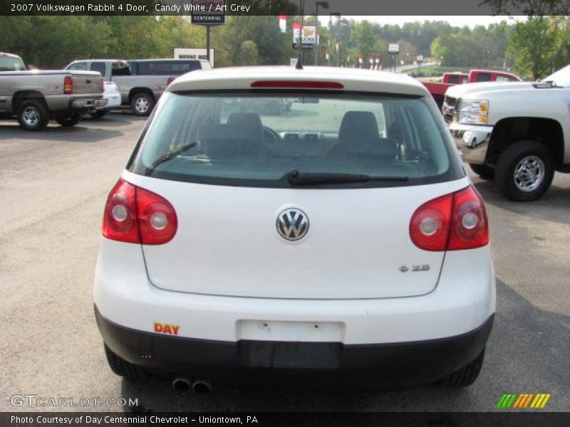 Candy White / Art Grey 2007 Volkswagen Rabbit 4 Door