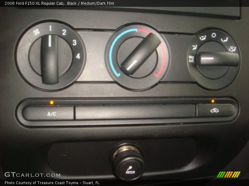 Black / Medium/Dark Flint 2008 Ford F150 XL Regular Cab