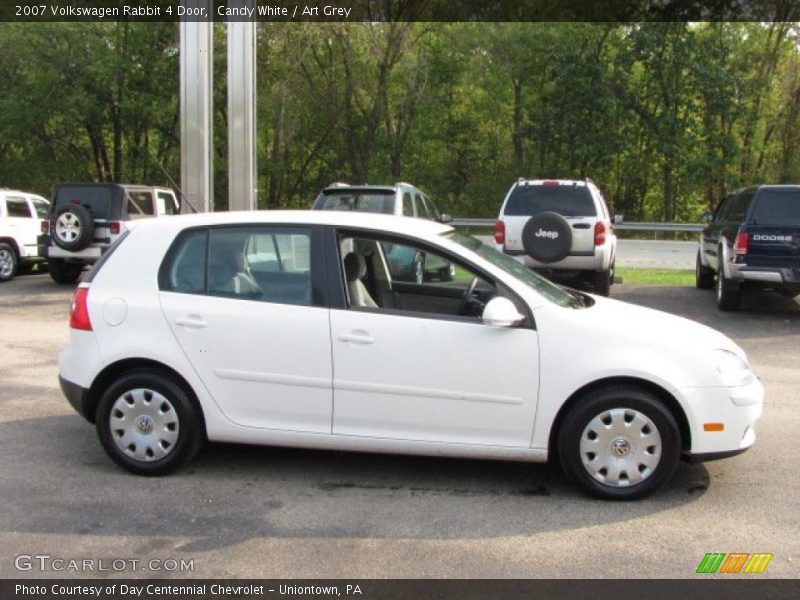 Candy White / Art Grey 2007 Volkswagen Rabbit 4 Door