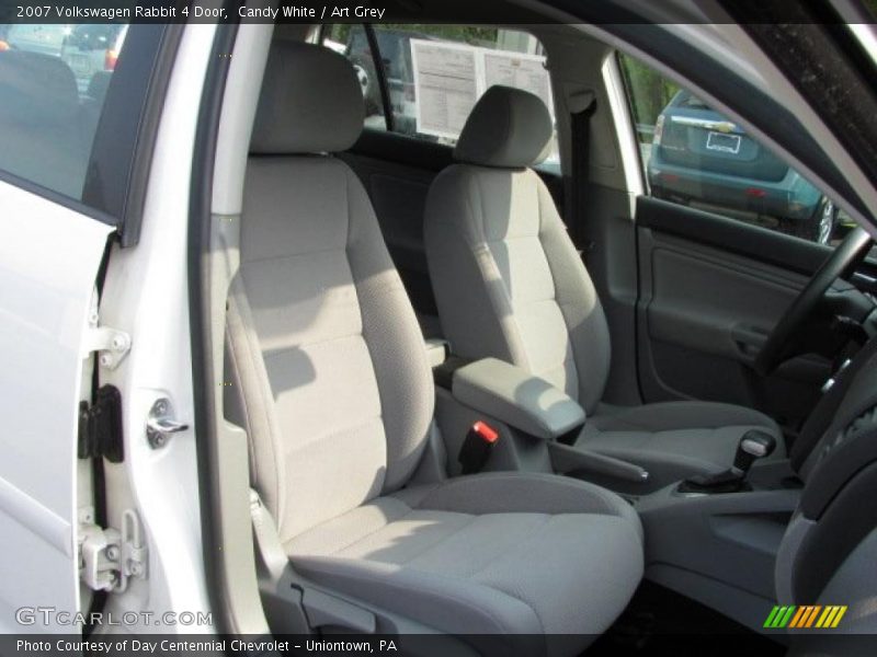 Candy White / Art Grey 2007 Volkswagen Rabbit 4 Door
