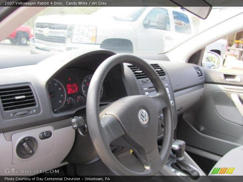 Candy White / Art Grey 2007 Volkswagen Rabbit 4 Door