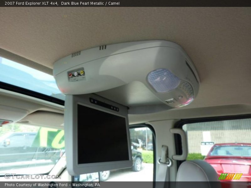 Dark Blue Pearl Metallic / Camel 2007 Ford Explorer XLT 4x4