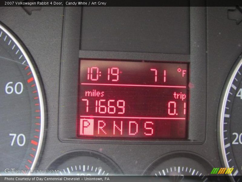 Candy White / Art Grey 2007 Volkswagen Rabbit 4 Door