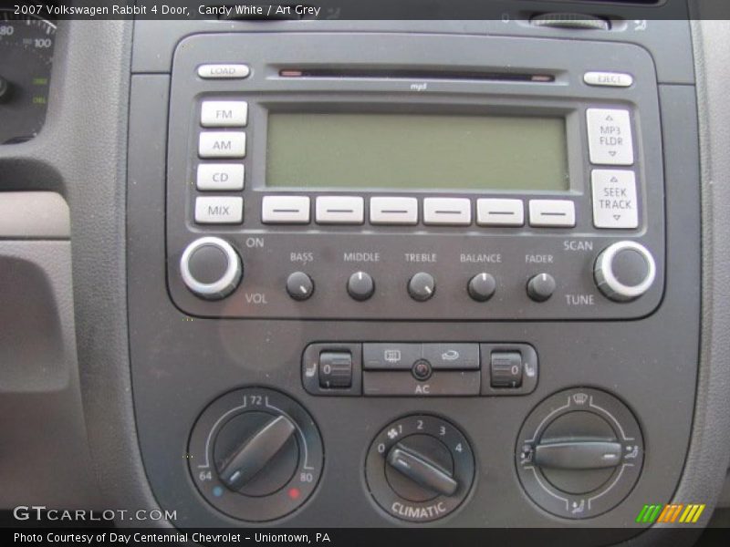 Candy White / Art Grey 2007 Volkswagen Rabbit 4 Door