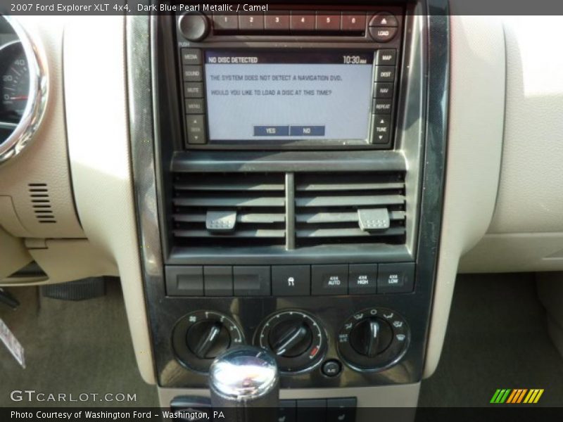 Dark Blue Pearl Metallic / Camel 2007 Ford Explorer XLT 4x4