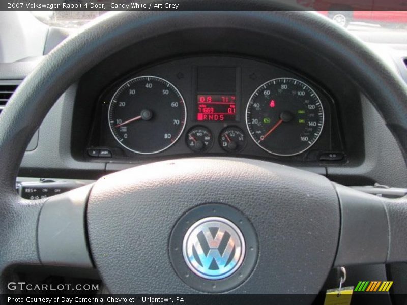 Candy White / Art Grey 2007 Volkswagen Rabbit 4 Door
