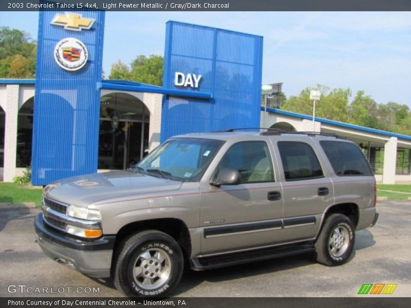 Light Pewter Metallic / Gray/Dark Charcoal 2003 Chevrolet Tahoe LS 4x4