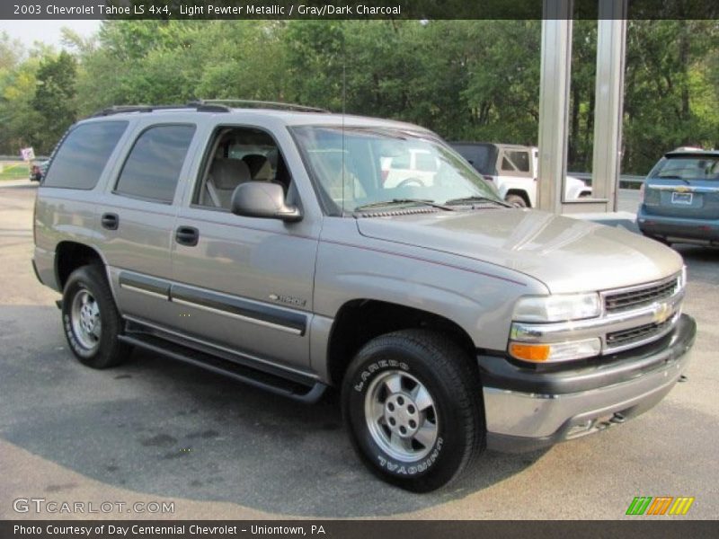 Light Pewter Metallic / Gray/Dark Charcoal 2003 Chevrolet Tahoe LS 4x4