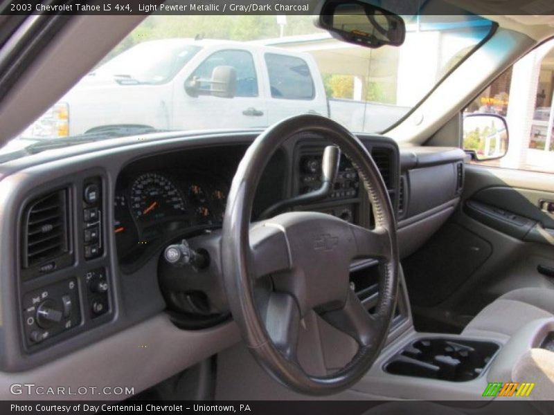 Light Pewter Metallic / Gray/Dark Charcoal 2003 Chevrolet Tahoe LS 4x4