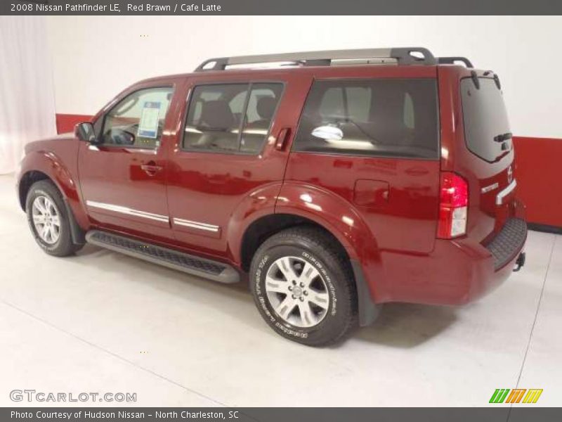 Red Brawn / Cafe Latte 2008 Nissan Pathfinder LE