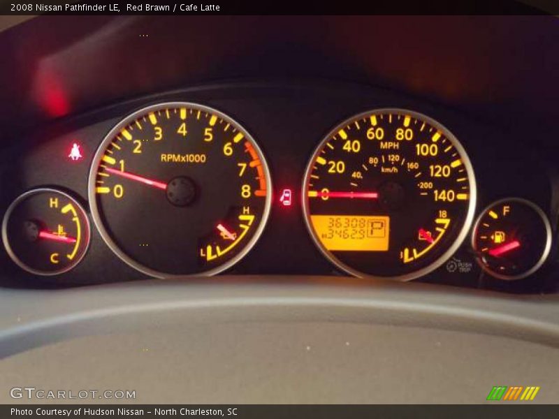 Red Brawn / Cafe Latte 2008 Nissan Pathfinder LE