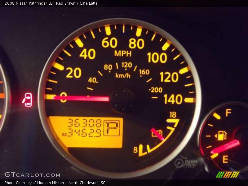 Red Brawn / Cafe Latte 2008 Nissan Pathfinder LE