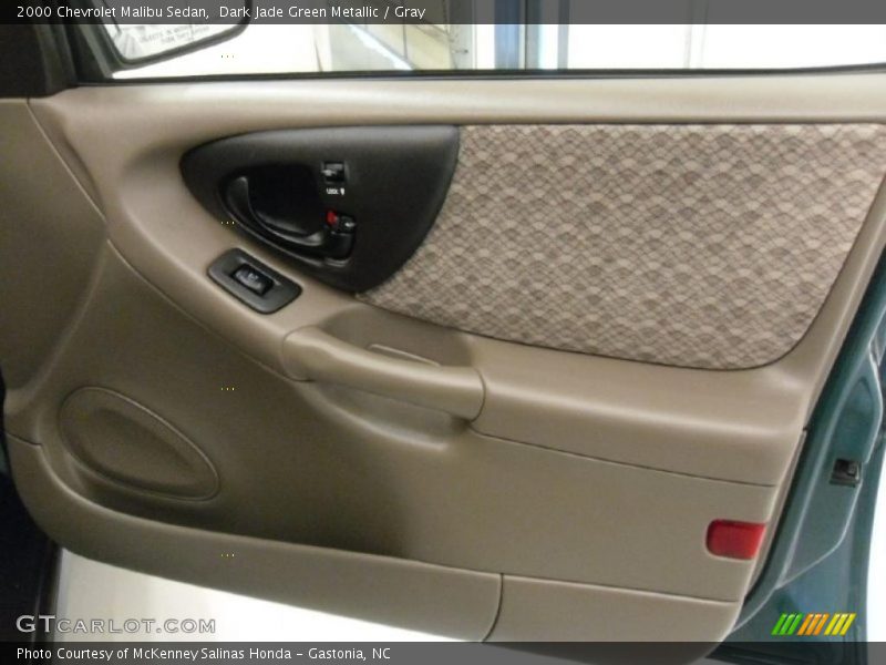 Dark Jade Green Metallic / Gray 2000 Chevrolet Malibu Sedan