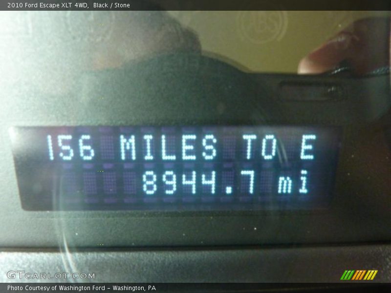 Black / Stone 2010 Ford Escape XLT 4WD
