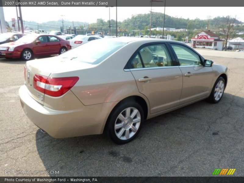 Dune Pearl Metallic / Sand 2007 Lincoln MKZ AWD Sedan