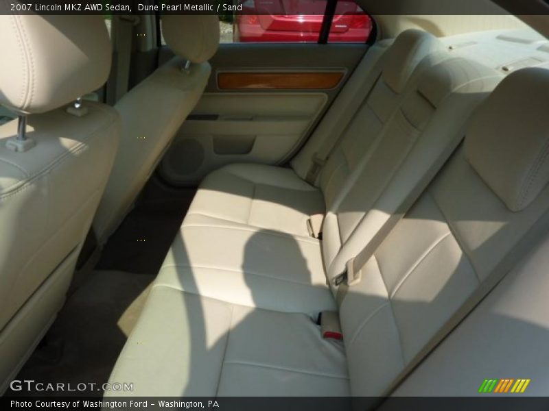 Dune Pearl Metallic / Sand 2007 Lincoln MKZ AWD Sedan