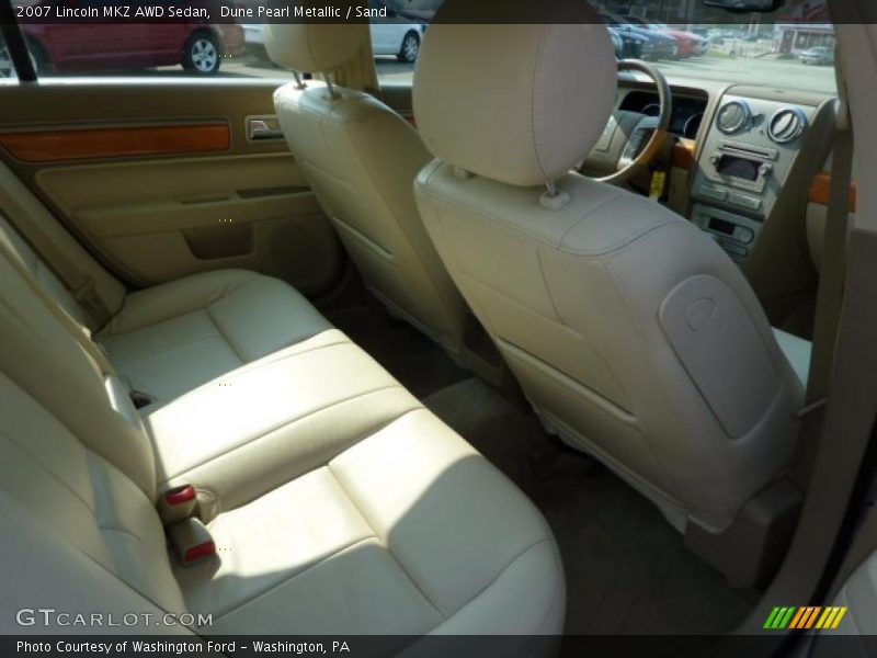Dune Pearl Metallic / Sand 2007 Lincoln MKZ AWD Sedan