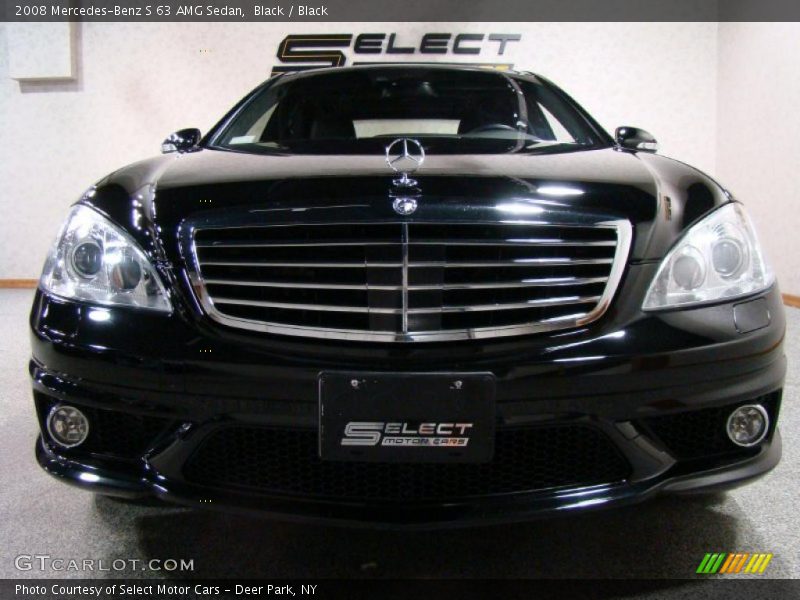 Black / Black 2008 Mercedes-Benz S 63 AMG Sedan