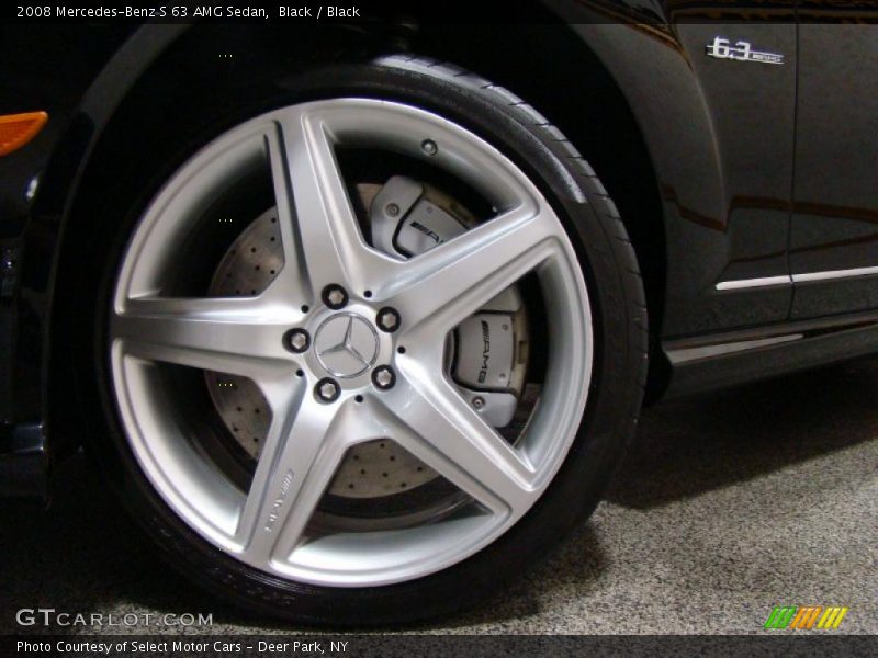Black / Black 2008 Mercedes-Benz S 63 AMG Sedan