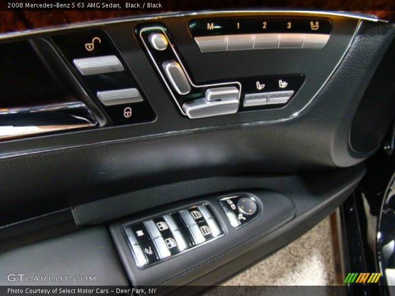 Black / Black 2008 Mercedes-Benz S 63 AMG Sedan