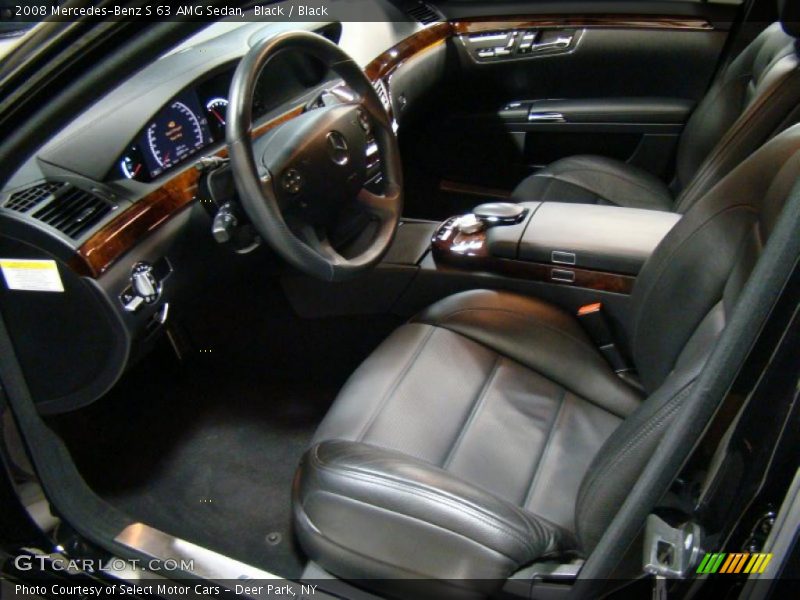 Black / Black 2008 Mercedes-Benz S 63 AMG Sedan