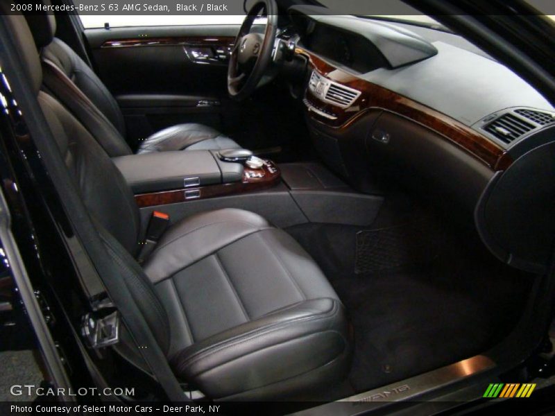Black / Black 2008 Mercedes-Benz S 63 AMG Sedan