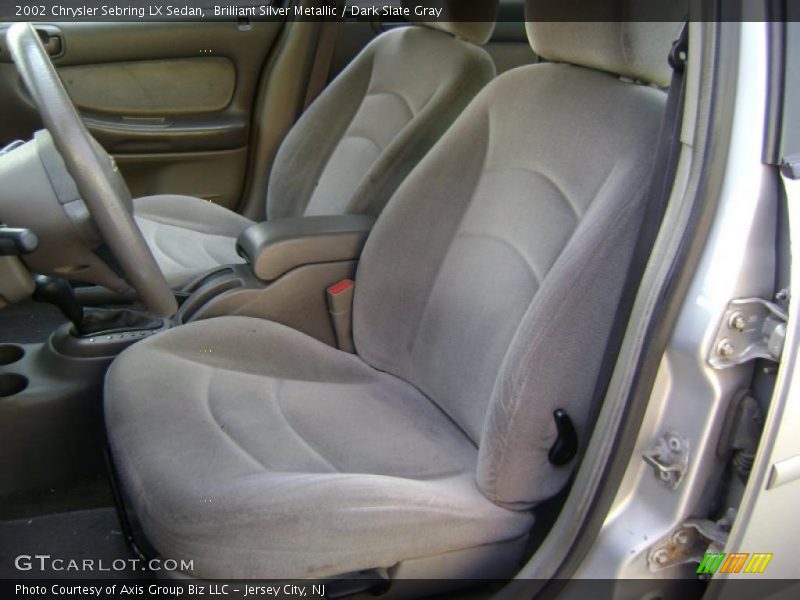 Brilliant Silver Metallic / Dark Slate Gray 2002 Chrysler Sebring LX Sedan