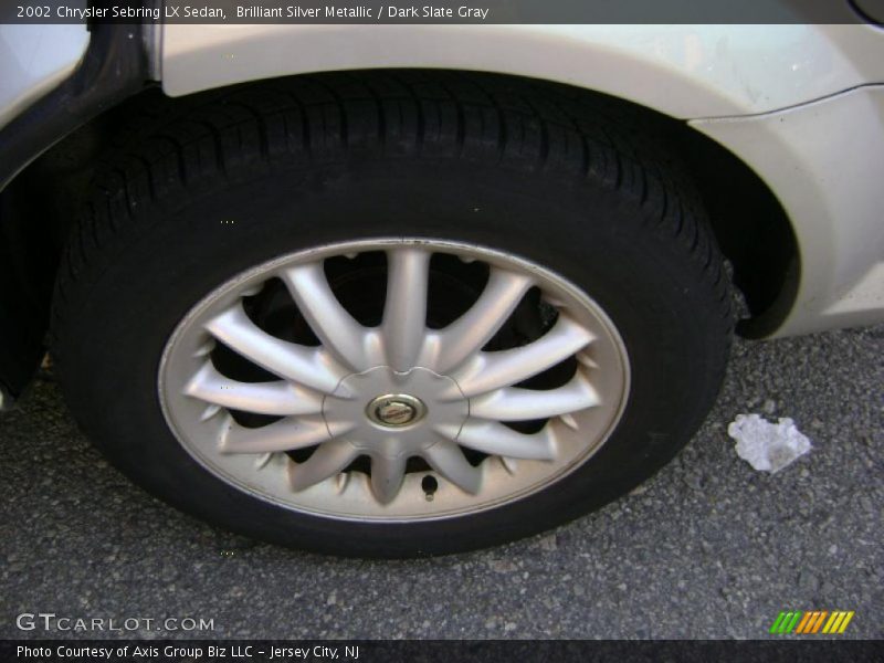 Brilliant Silver Metallic / Dark Slate Gray 2002 Chrysler Sebring LX Sedan