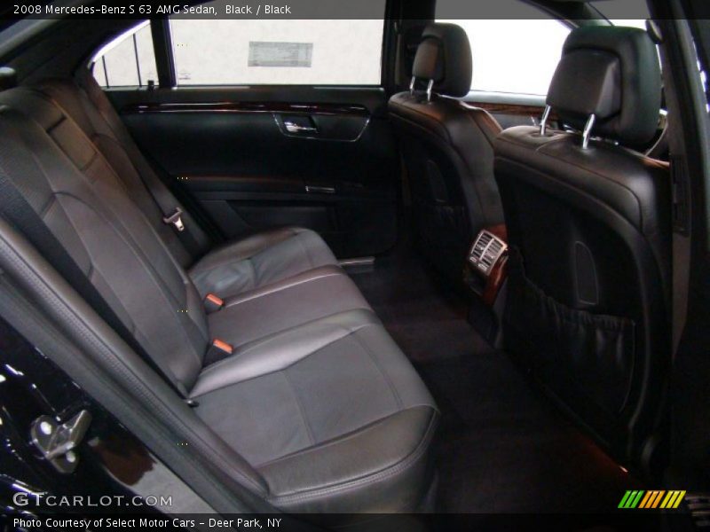 Black / Black 2008 Mercedes-Benz S 63 AMG Sedan