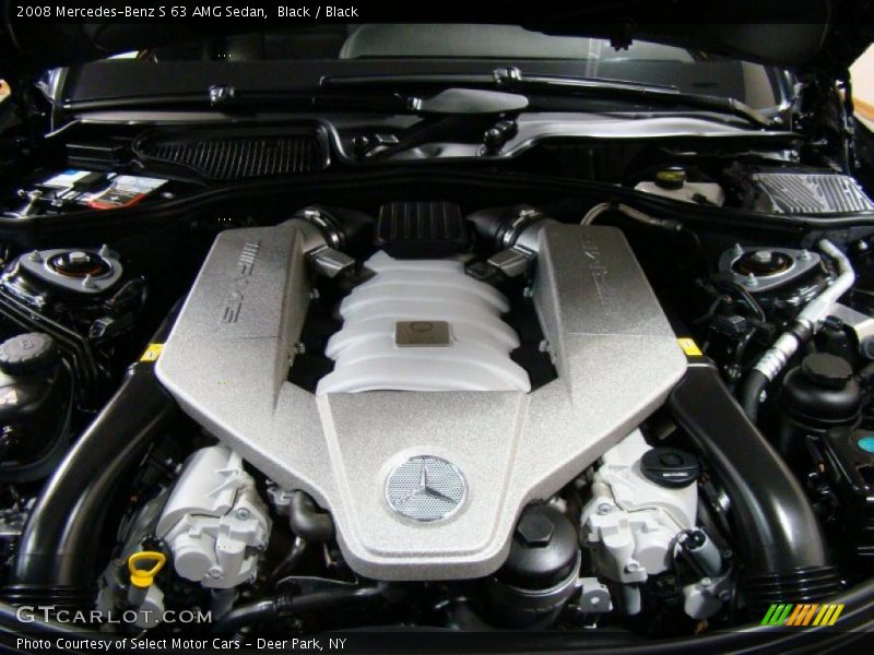 Black / Black 2008 Mercedes-Benz S 63 AMG Sedan