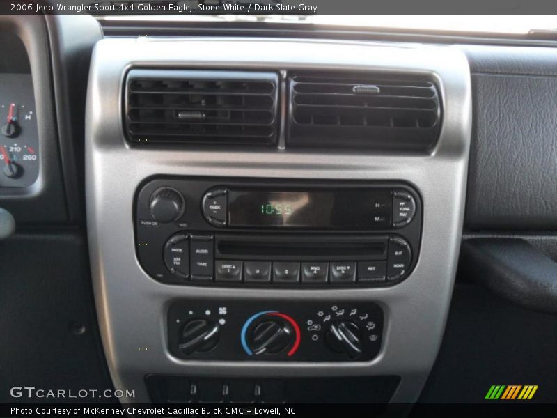 Stone White / Dark Slate Gray 2006 Jeep Wrangler Sport 4x4 Golden Eagle