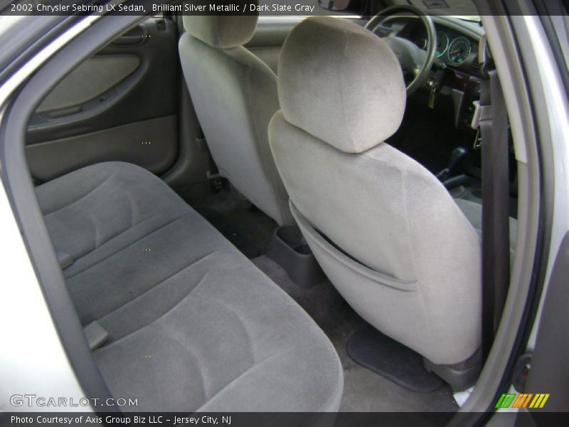 Brilliant Silver Metallic / Dark Slate Gray 2002 Chrysler Sebring LX Sedan