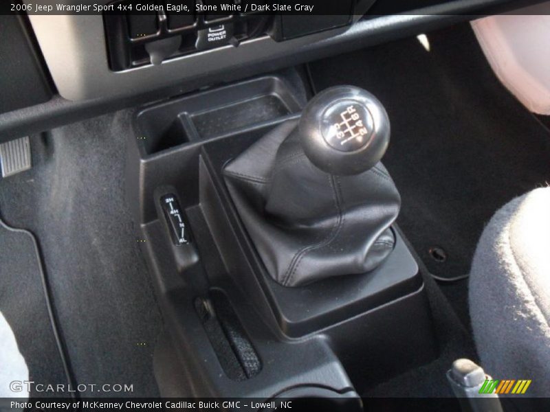 Stone White / Dark Slate Gray 2006 Jeep Wrangler Sport 4x4 Golden Eagle