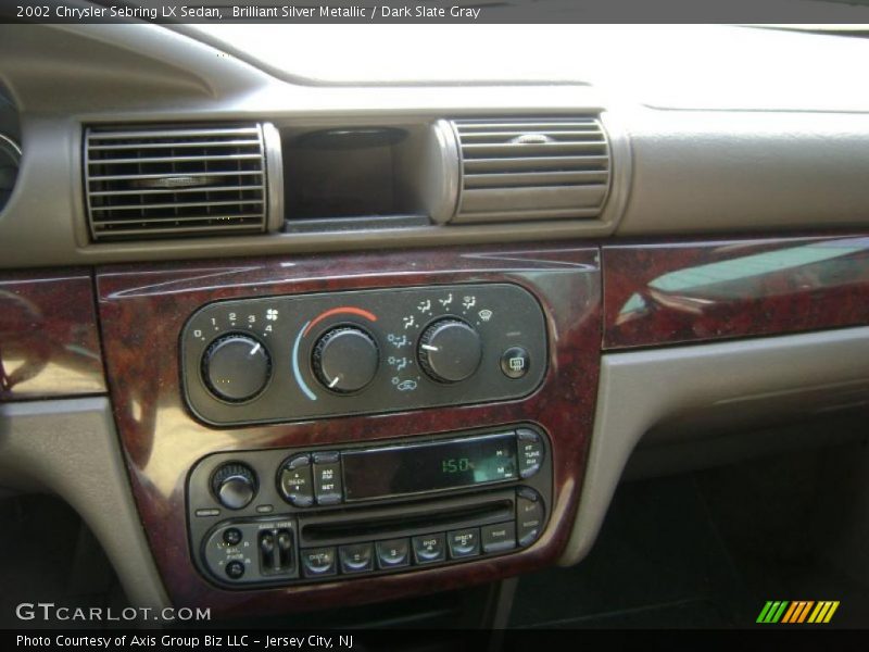 Brilliant Silver Metallic / Dark Slate Gray 2002 Chrysler Sebring LX Sedan