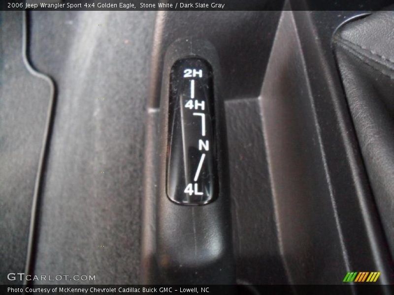 Stone White / Dark Slate Gray 2006 Jeep Wrangler Sport 4x4 Golden Eagle