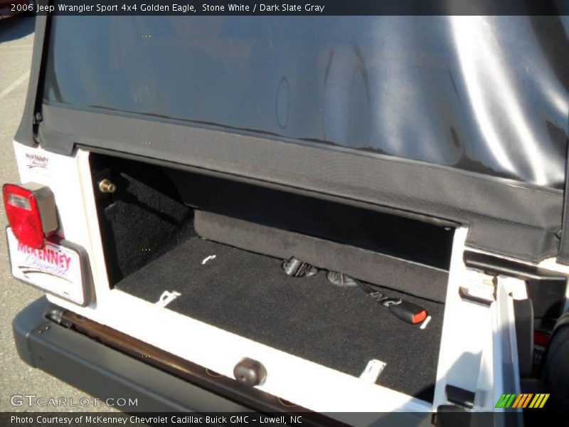 Stone White / Dark Slate Gray 2006 Jeep Wrangler Sport 4x4 Golden Eagle