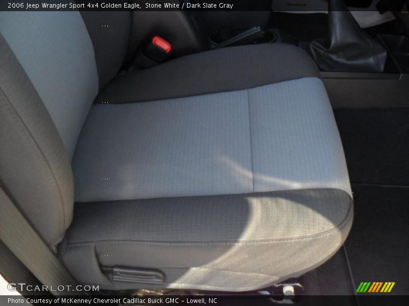 Stone White / Dark Slate Gray 2006 Jeep Wrangler Sport 4x4 Golden Eagle