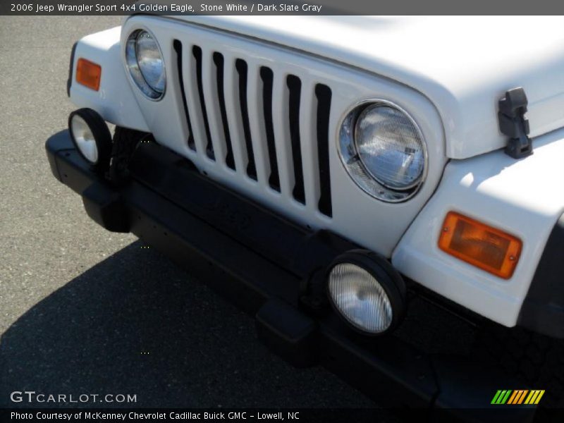 Stone White / Dark Slate Gray 2006 Jeep Wrangler Sport 4x4 Golden Eagle